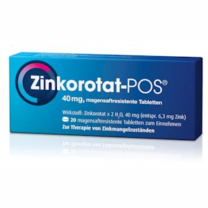 ZINKOROTAT POS magensaftresistente Tabletten